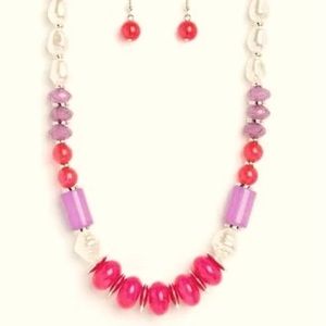 Paparazzi A Sheen Slate Pink Necklace P2ST PKXX 134XX